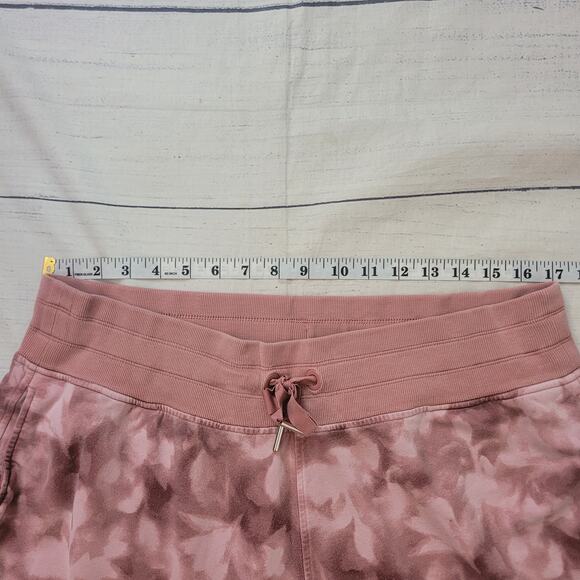 Athleta Size 1X Balance Printed Jogger Pants Mauve Purple Tie Dye Soft Knit - Picture 7 of 7